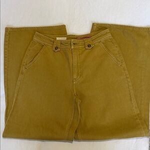 Pilcro by Anthropologie Mustard Yellow Casual Pants